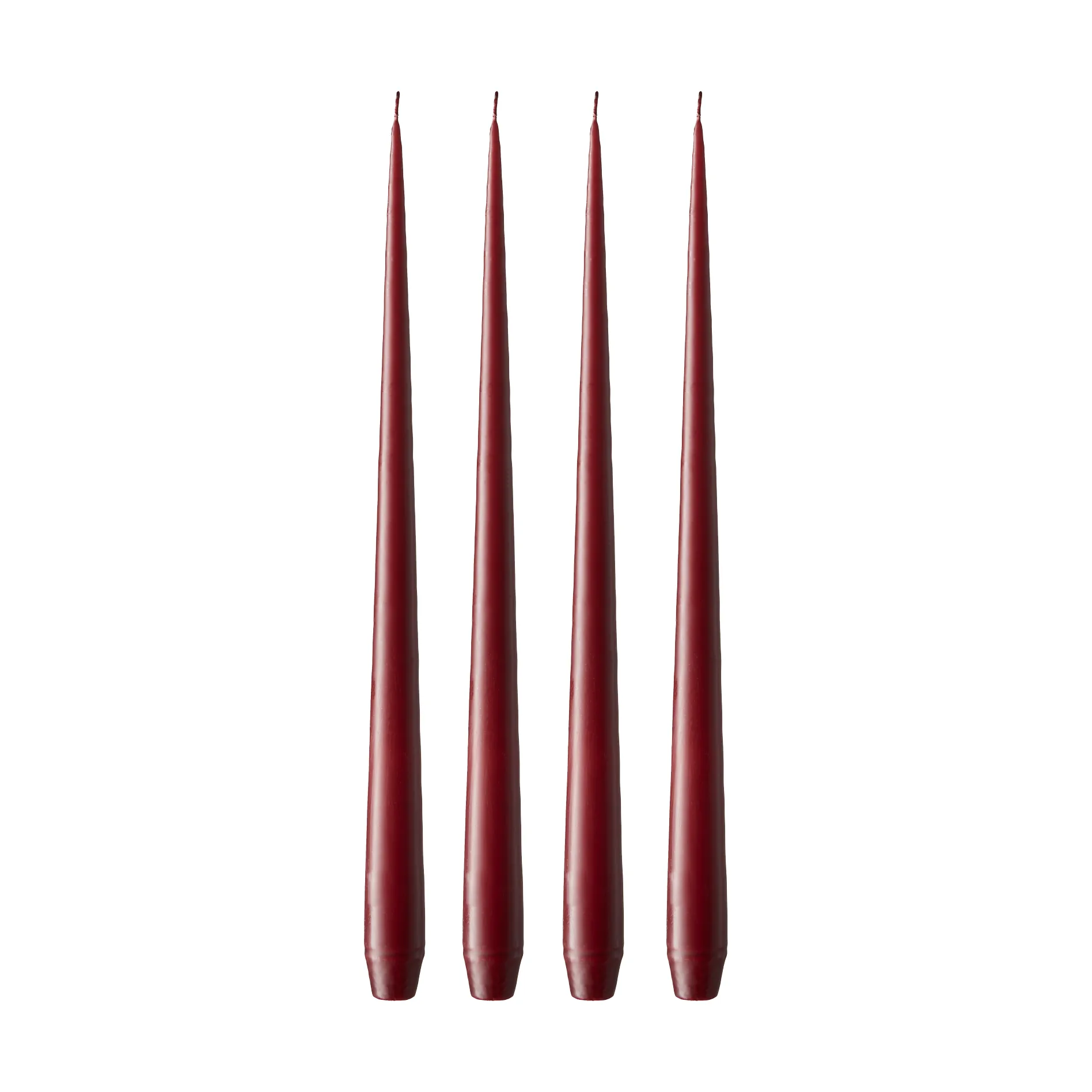 Candela ester & erik confezione da 4 opaca, Deep wine 44/2, 42 cm ester & erik