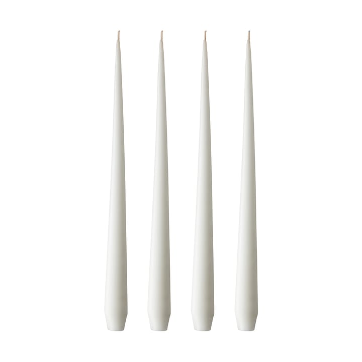 Candela ester & erik confezione da 4 opaca - pure white, 42 cm - Ester & erik