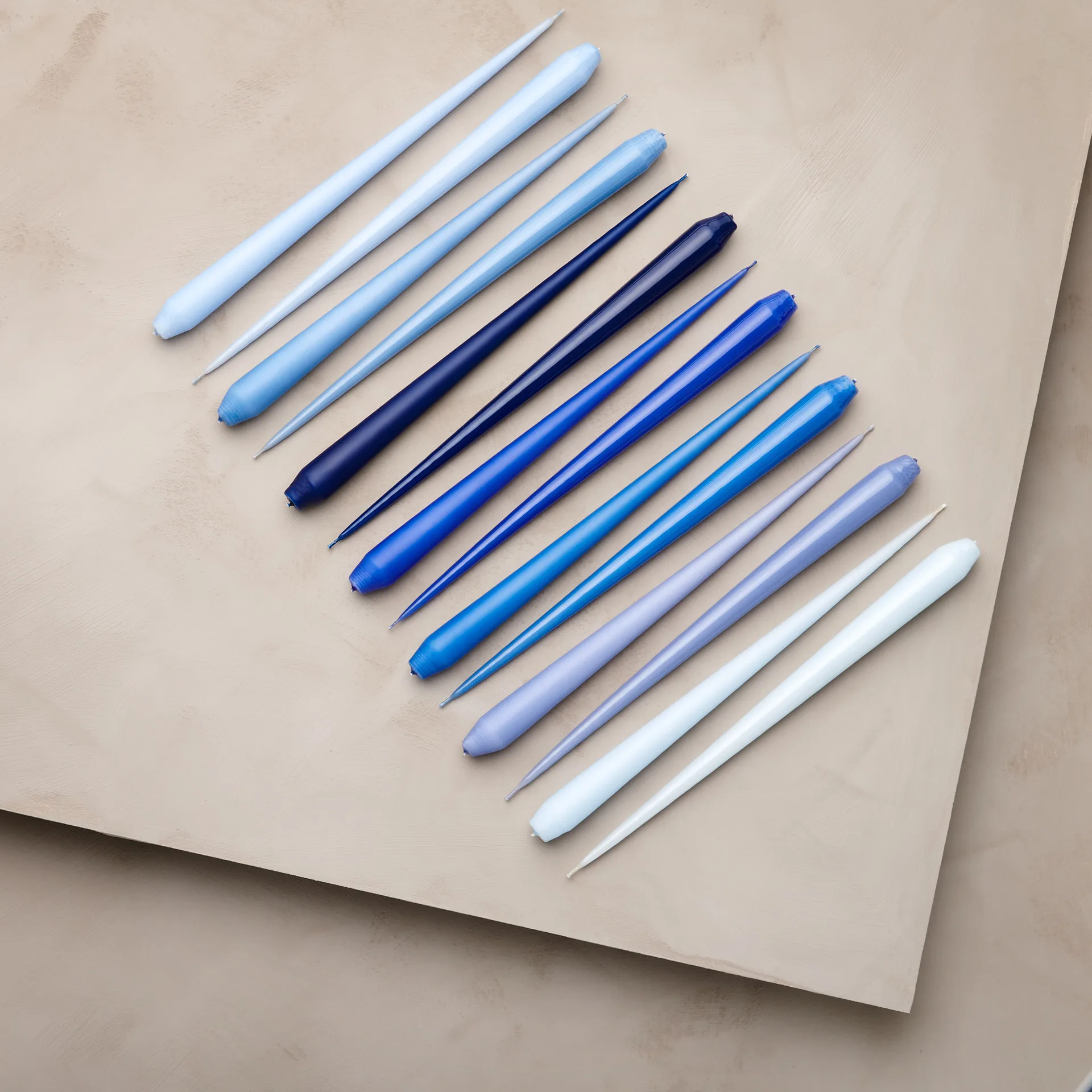 Candela ester & erik confezione da 4 opaca, royal navy, 32 cm ester & erik