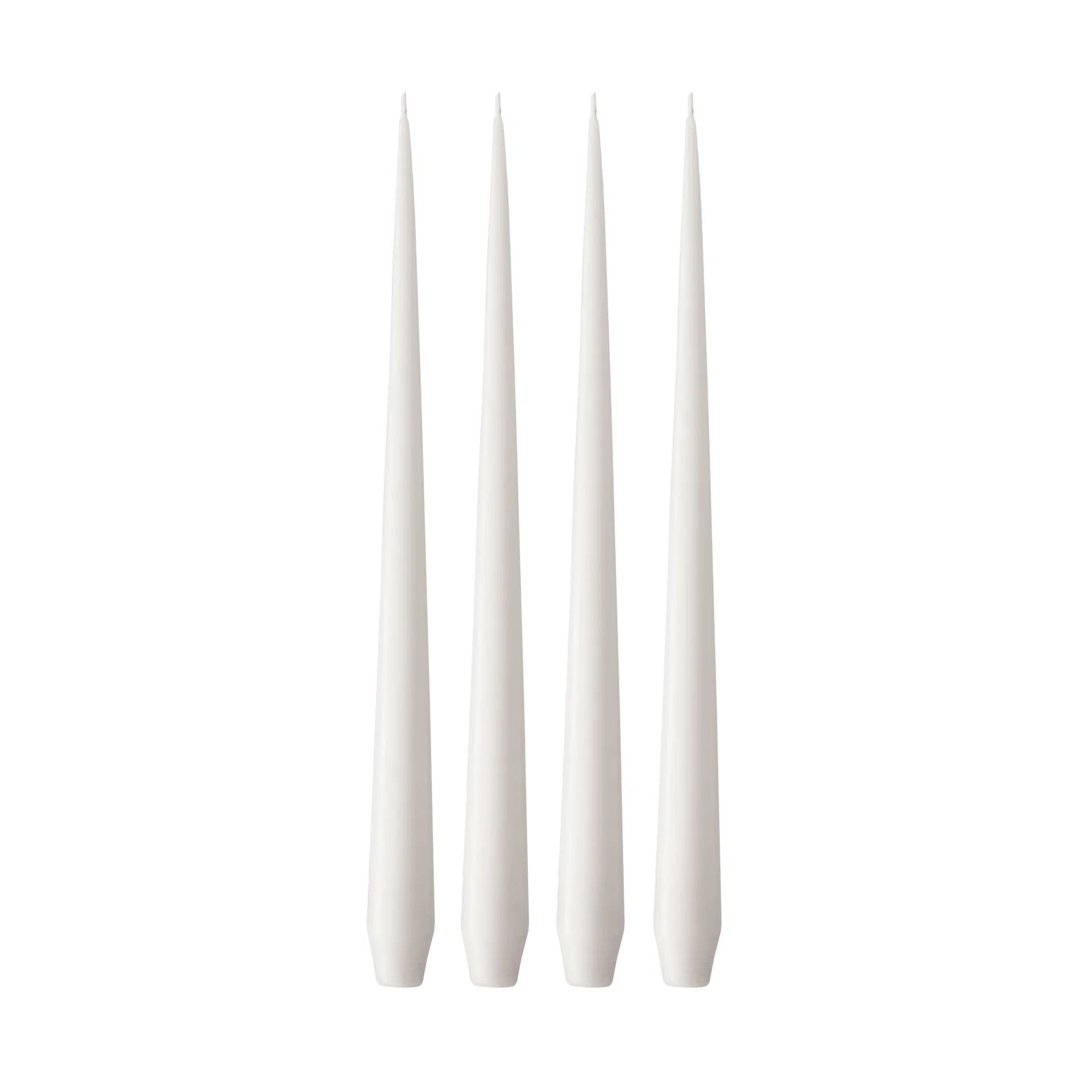 Candela ester & erik confezione da 4 opaca, White ash 21, 42 cm ester & erik