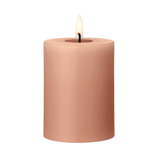 Candela ester & erik LED - 20 Rosy caramel, 10 cm - Ester & erik