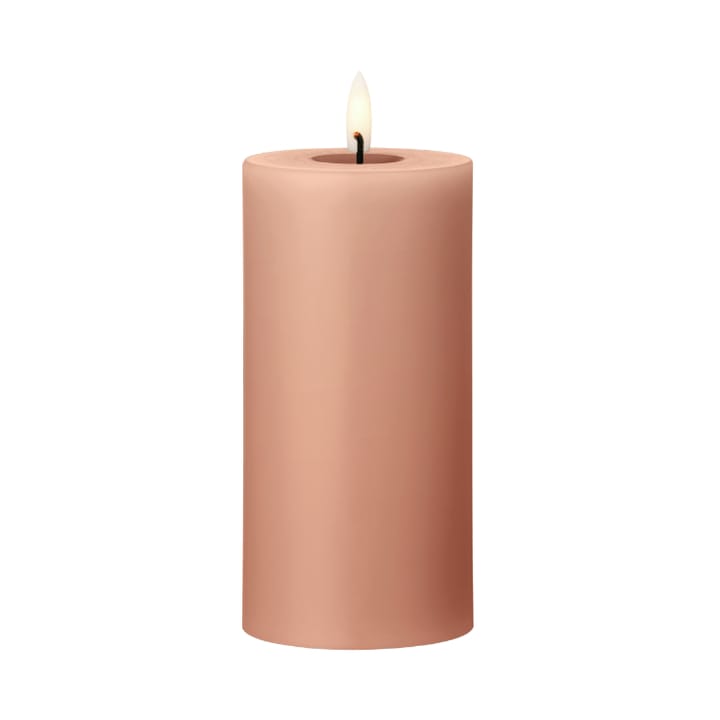 Candela ester & erik LED - 20 Rosy caramel, 15 cm - Ester & erik