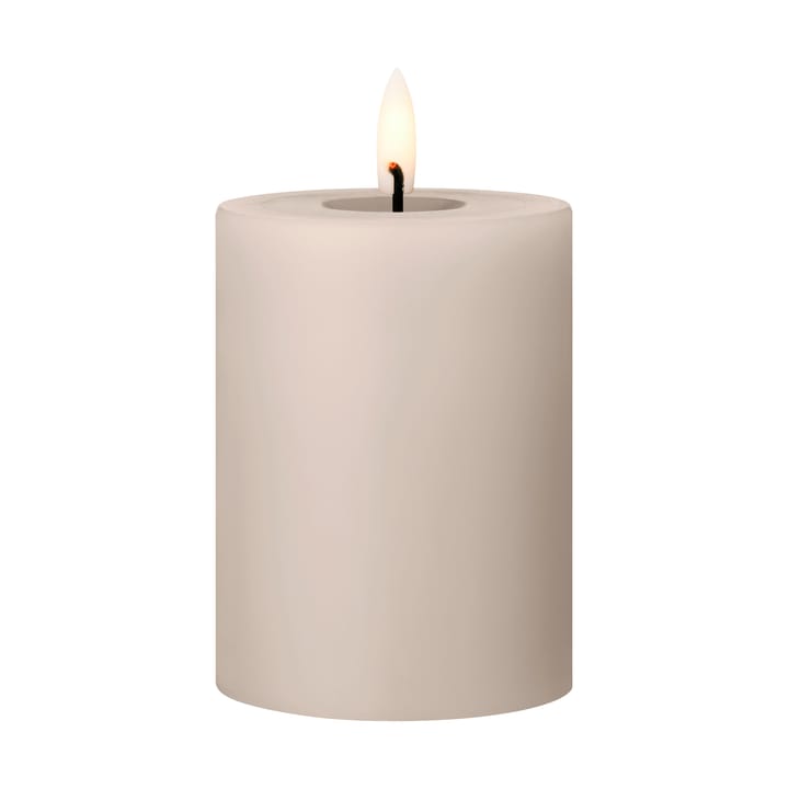 Candela ester & erik LED - 22 Linen Grey, 10 cm - Ester & erik
