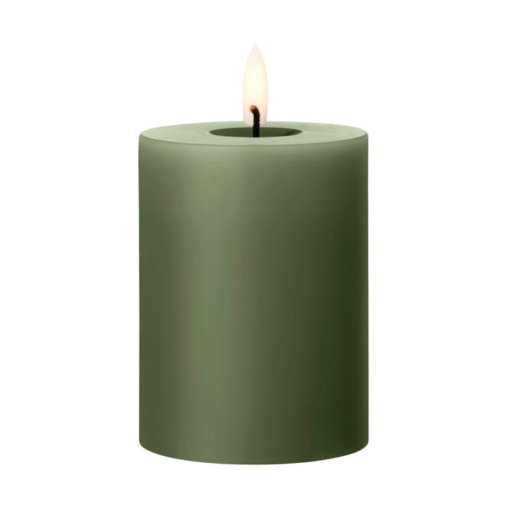 Candela ester & erik LED - 70 Green Soil, 10 cm - Ester & erik