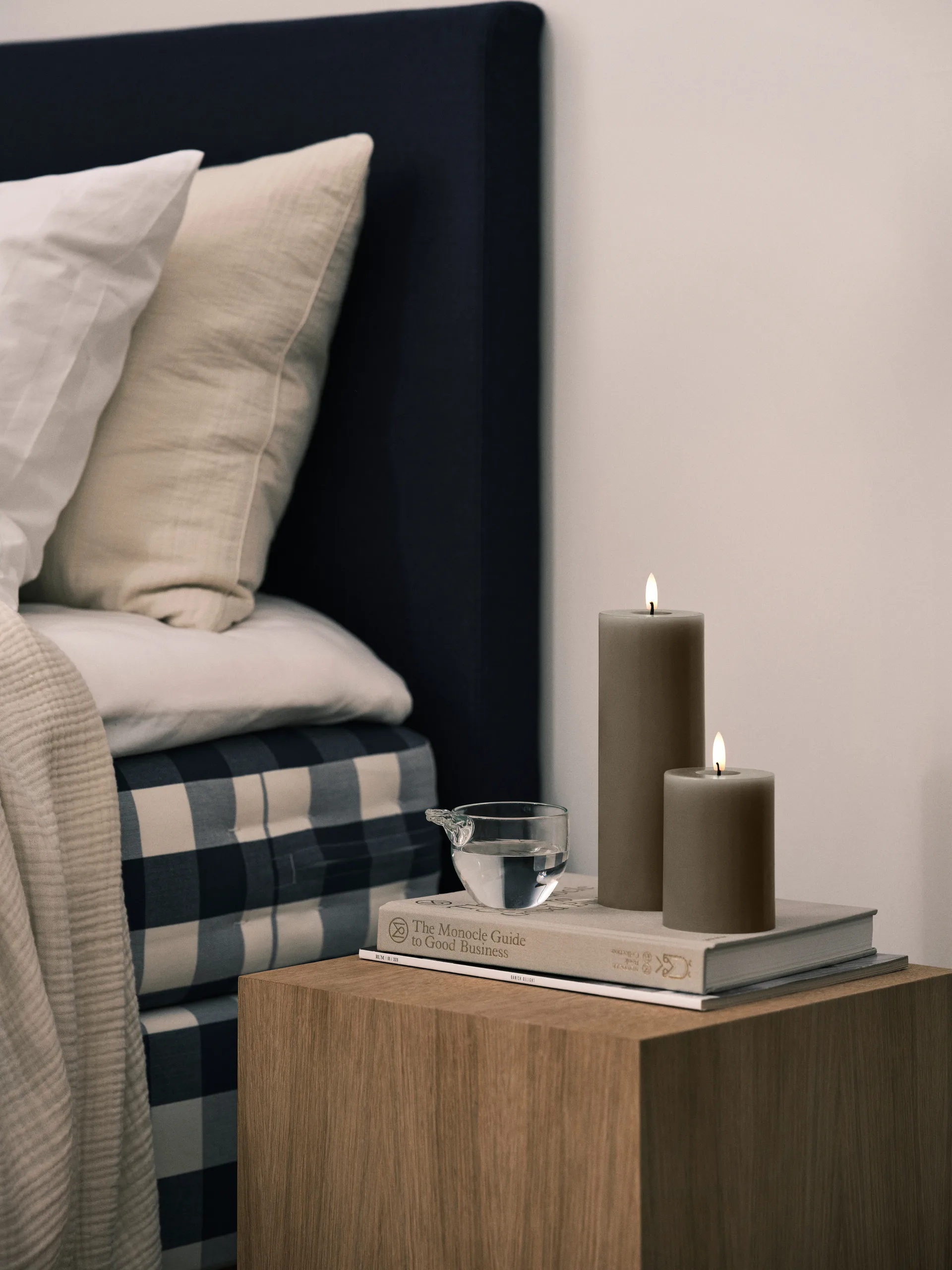 Candela ester & erik LED, 77 Caviar, 10 cm ester & erik