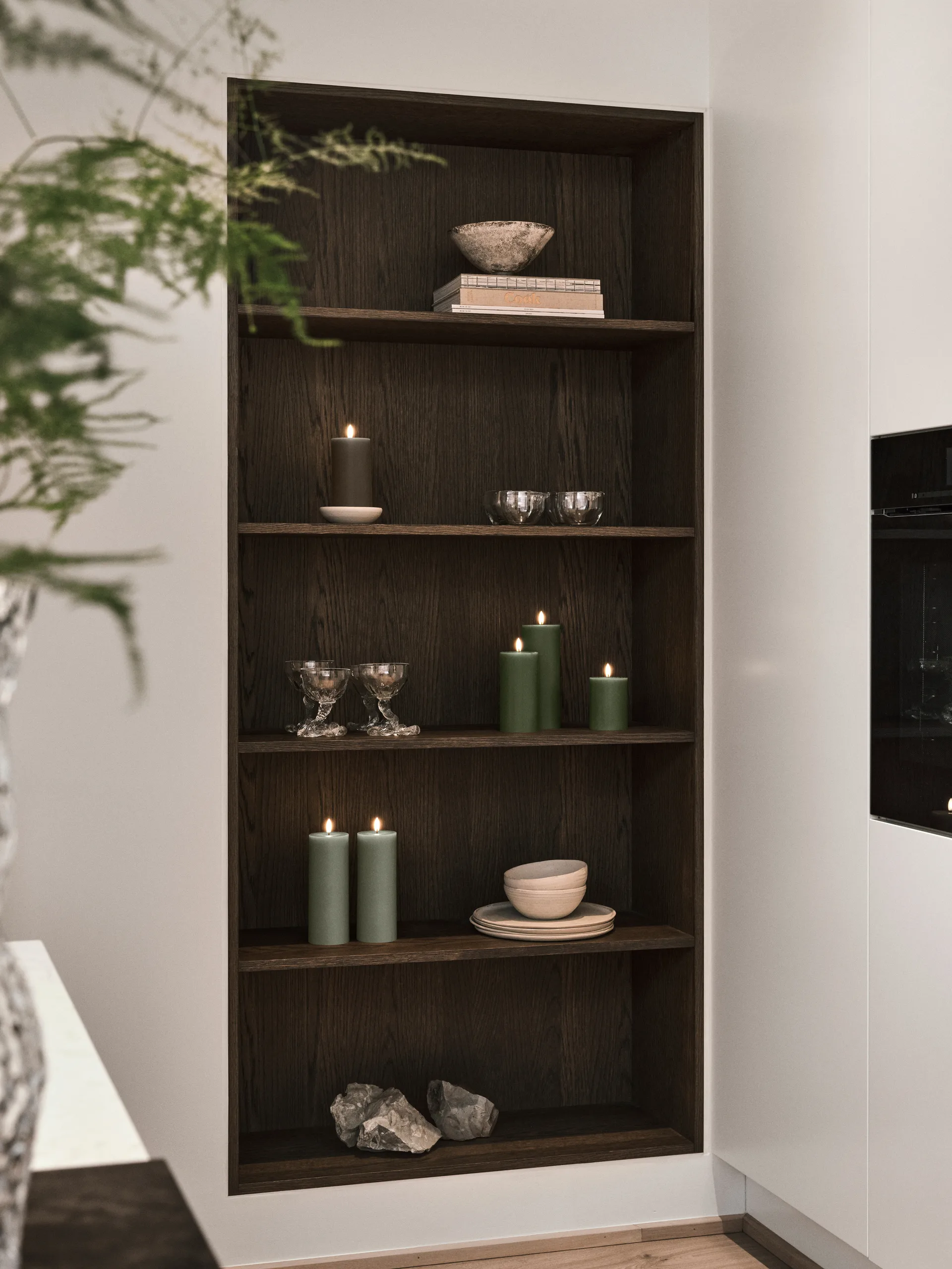 Candela ester & erik LED, 77 Caviar, 15 cm ester & erik