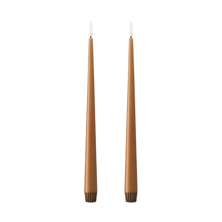 Candele a corona ester & erik LED 30 cm confezione da 2 - 23 Raw Toffee - Ester & erik
