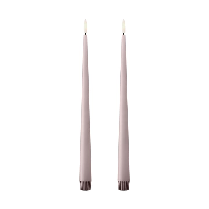 Candele a corona ester & erik LED 30 cm confezione da 2 - 52 Rosa Soffice - Ester & erik