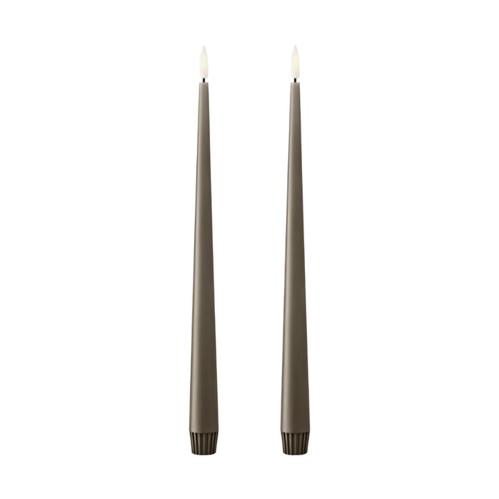 Candele a corona ester & erik LED 30 cm confezione da 2 - 77 Caviale - Ester & erik