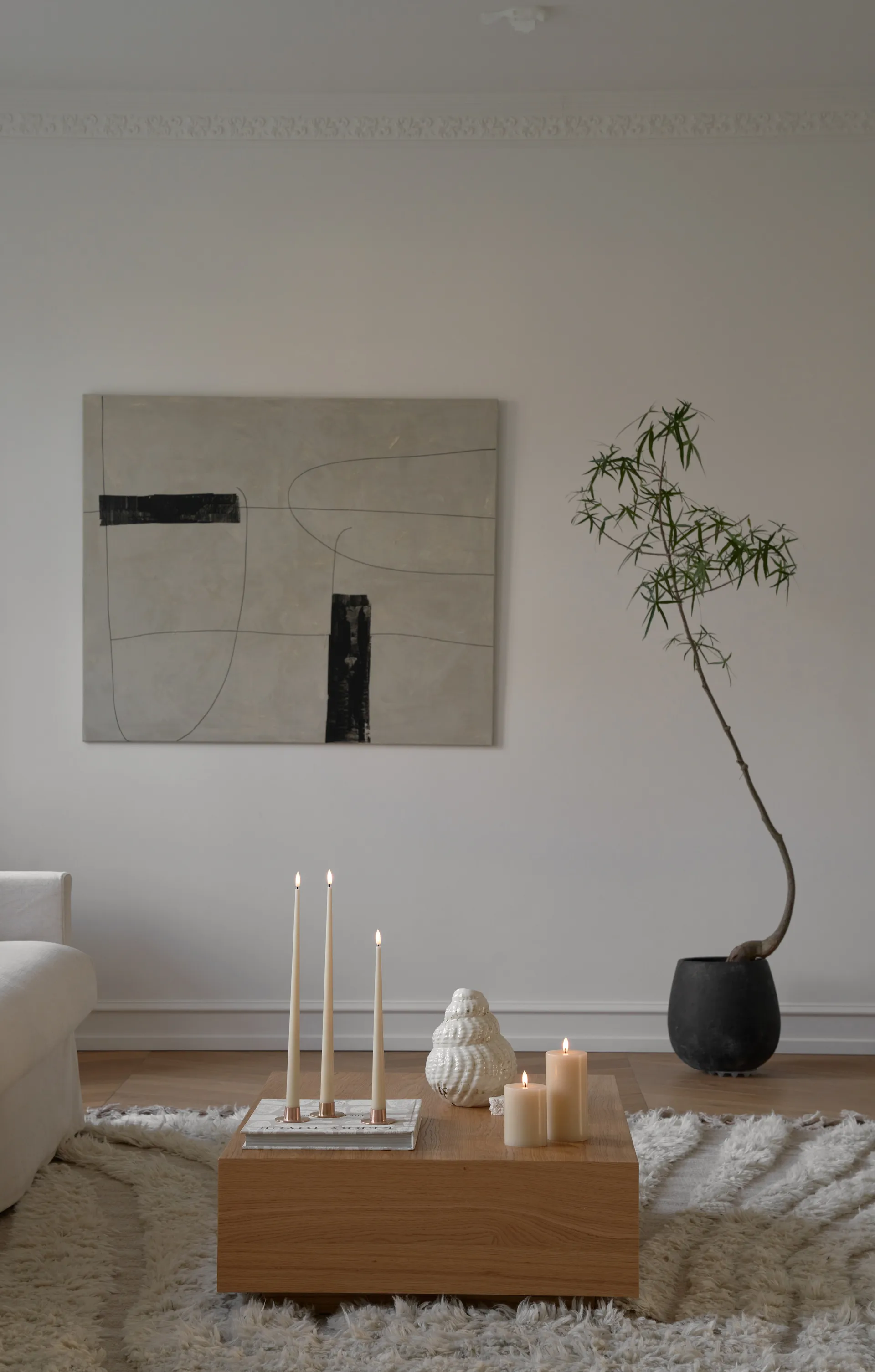 Candele a corona ester & erik LED confezione da 2, 14 Pale ginger, 40 cm ester & erik