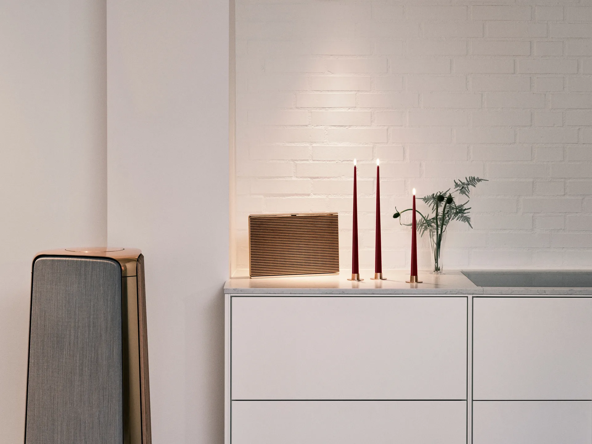 Candele a corona ester & erik LED confezione da 2, 44/2 Deep Wine , 30 cm ester & erik