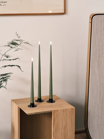 Candele a corona ester & erik LED confezione da 2 - 70 Green Soil , 30 cm - ester & erik