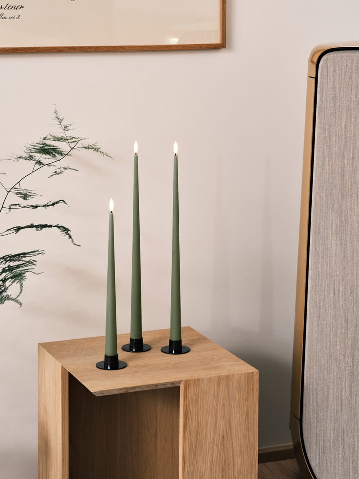 Candele a corona ester & erik LED confezione da 2, 70 Green Soil , 30 cm ester & erik