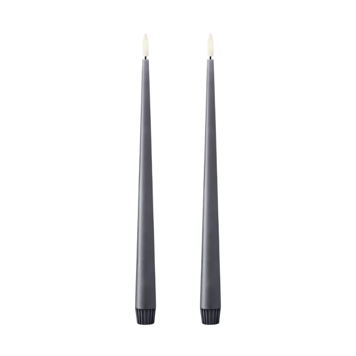 Candele a corona ester & erik LED confezione da 2 - 74 Dark Slate , 30 cm - Ester & erik
