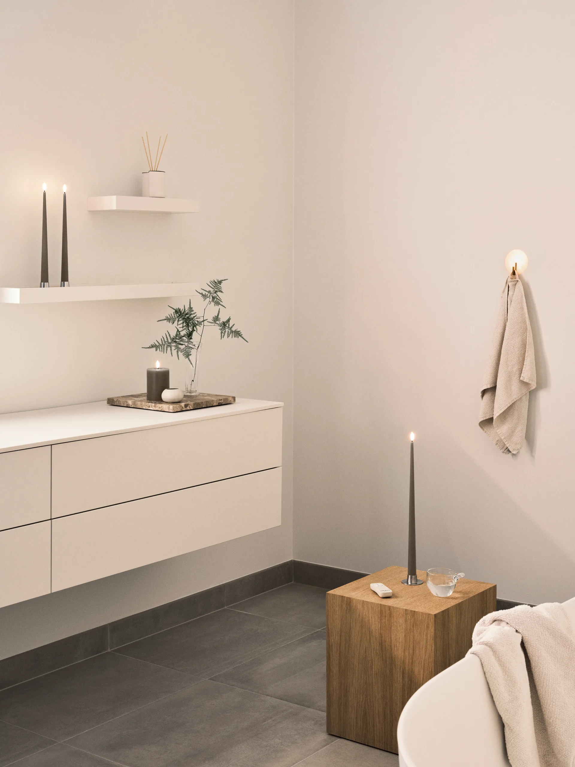 Candele a corona ester & erik LED confezione da 2, 77 Caviar , 30 cm ester & erik