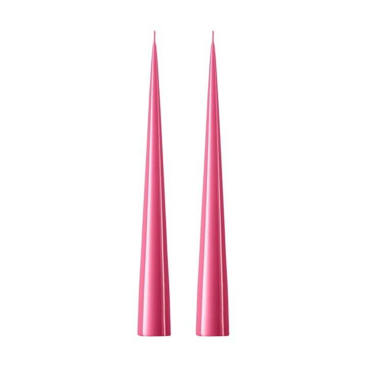 Candeliere ester & erik 34 cm 2 pezzi lacquered - Clear pink 41 - Ester & erik