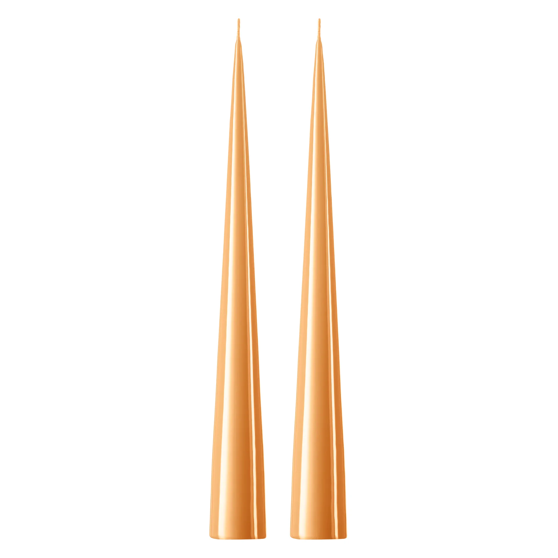 Candeliere ester & erik 34 cm 2 pezzi lacquered, dark apricot 19/2-0 ester & erik