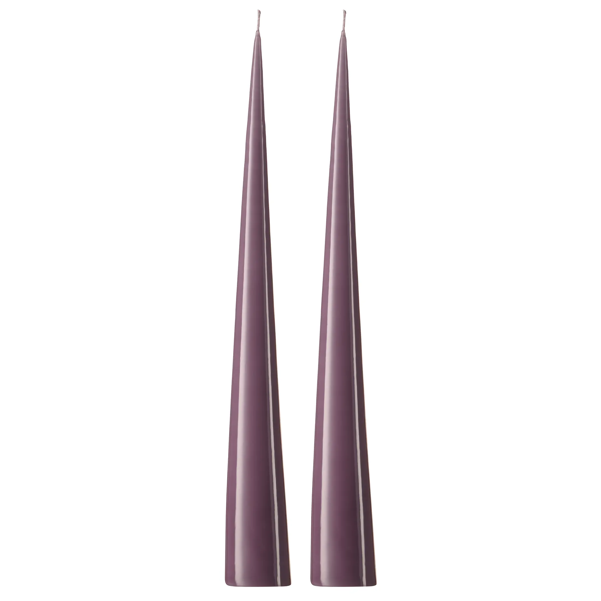 Candeliere ester & erik 34 cm 2 pezzi lacquered, plum purple 42-0 ester & erik