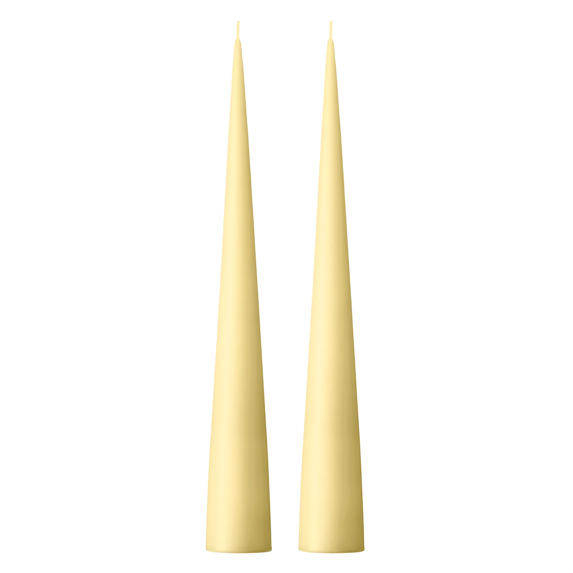 Candeliere ester & erik 34 cm 2 pezzi matte, giallo chiaro 17 ester & erik