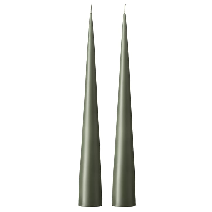Candeliere ester & erik 34 cm 2 pezzi matte - verde militare 70 - Ester & erik