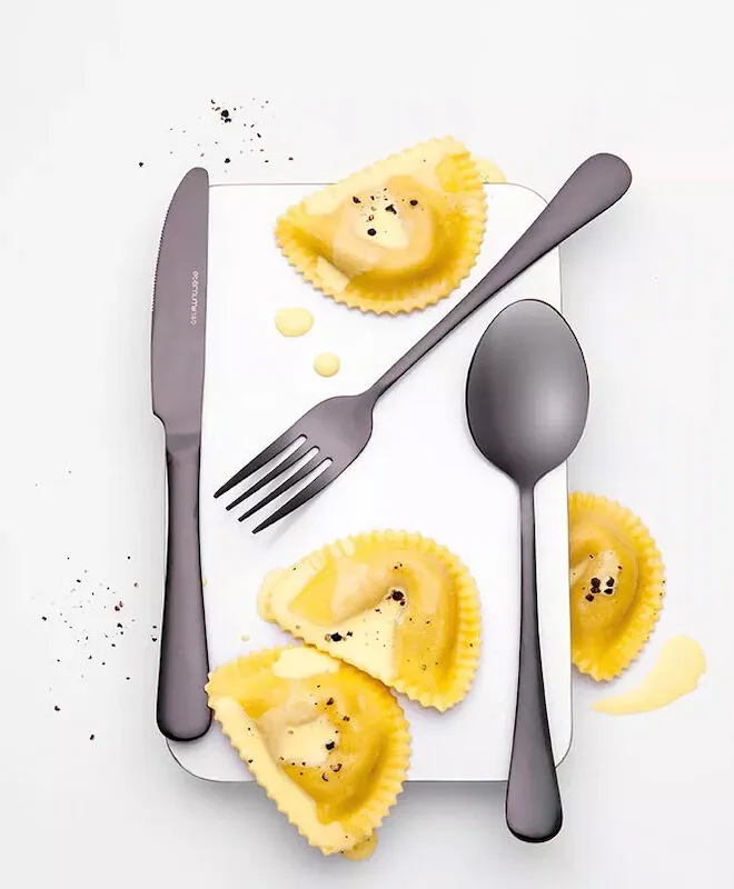 Set di posate Eternum Napoli 16 pezzi, Nero Eternum