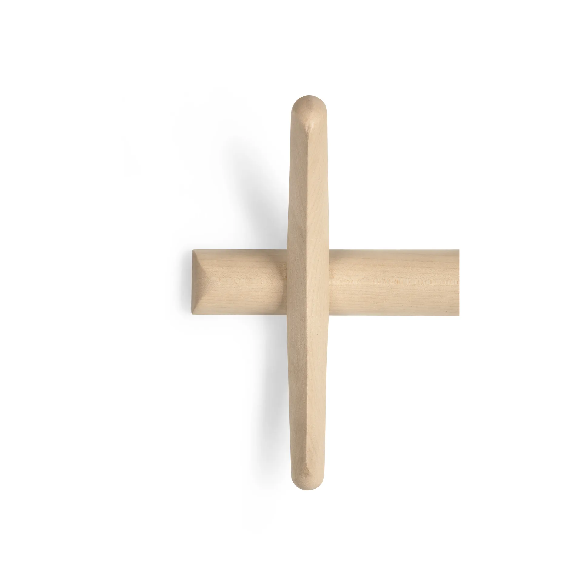 Appendiabiti da parete PI, Platano laccato, 70x21 cm Ethnicraft