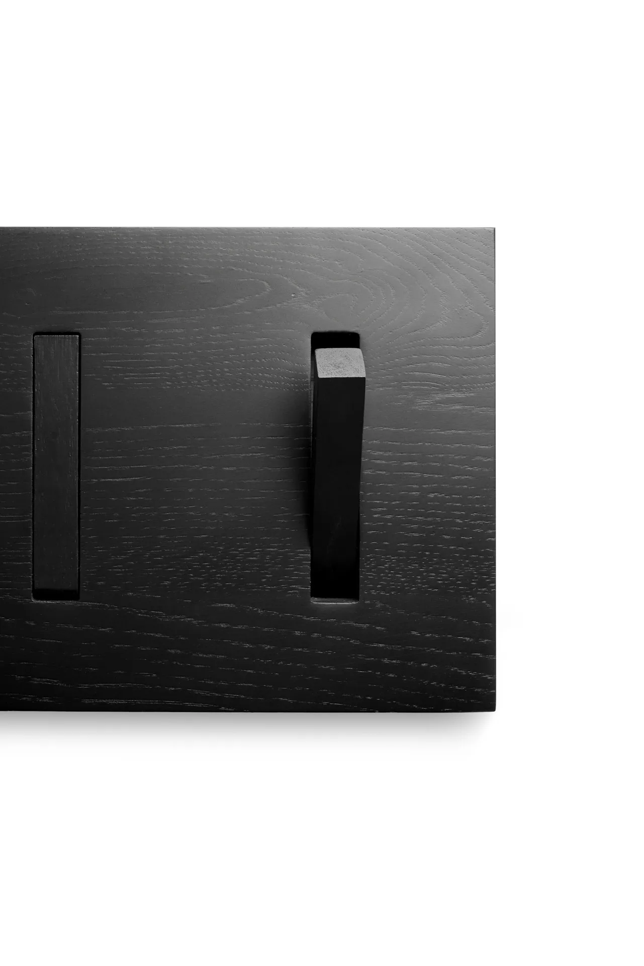 Appendiabiti da parete Utilitile , Rovere laccato-black-large Ethnicraft