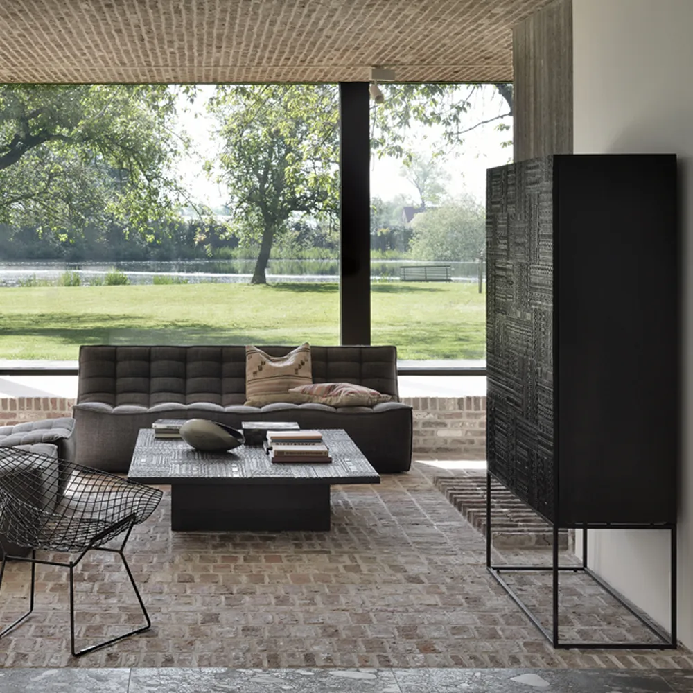 Armadio Ancestors Tabwa , Teak 3 porte-2 cassetti 126x180 Ethnicraft