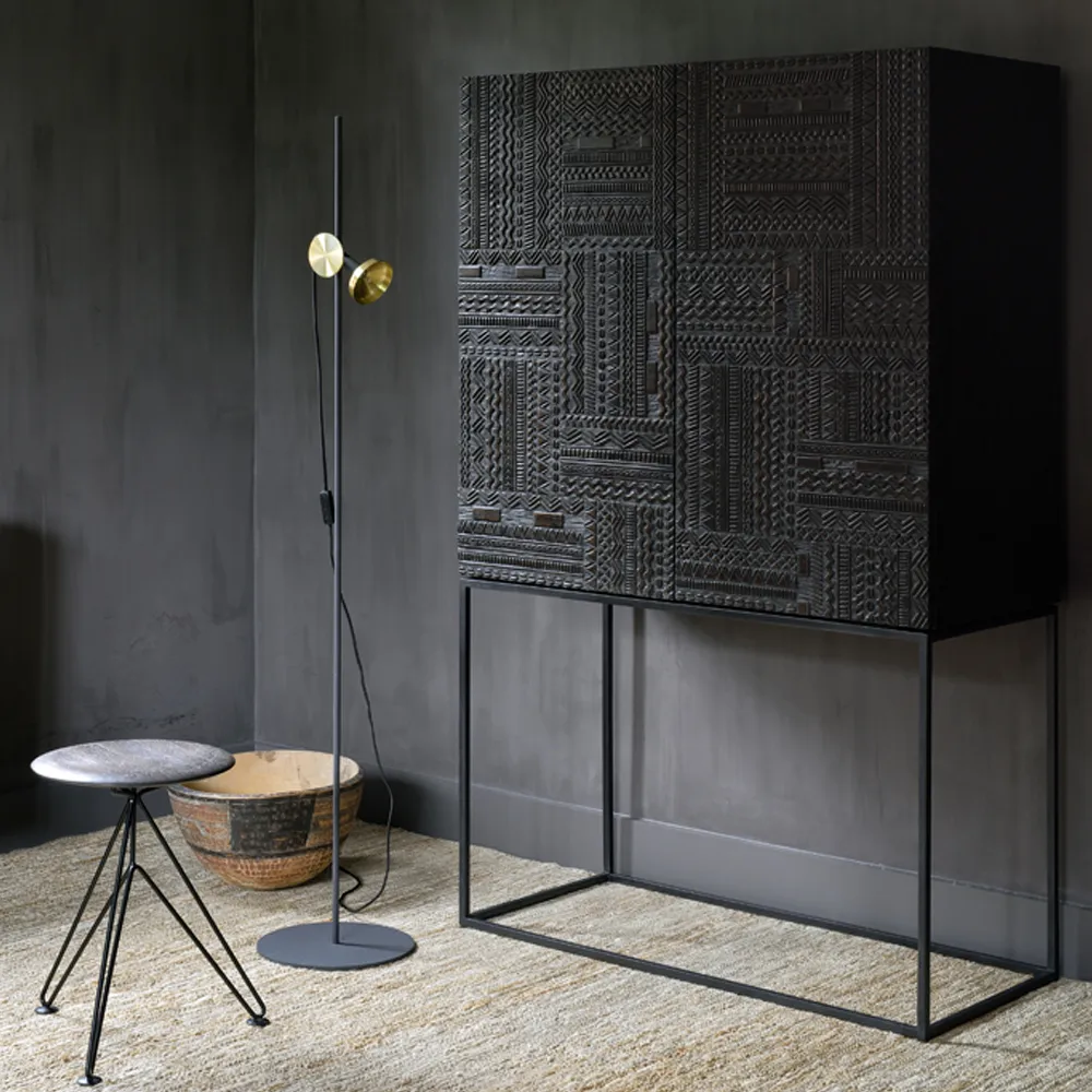 Armadio Ancestors Tabwa , Teak 3 porte-2 cassetti 126x180 Ethnicraft