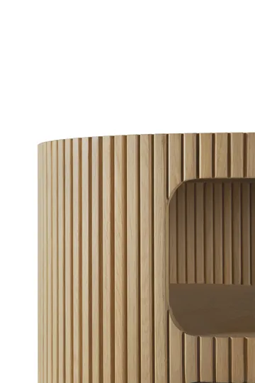 Cassettiera Boomerang con serratura - Rovere, Ø45 cm - Ethnicraft