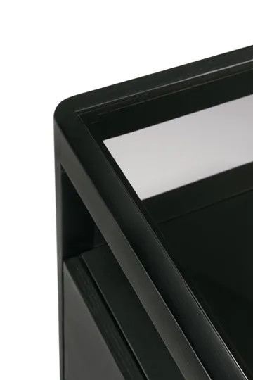 Cassettiera Spindle - Rovere verniciato nero, 4 cassetti - Ethnicraft