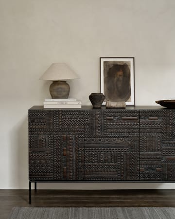 Comò Ancestors Tabwa - Teak 3 porte - Ethnicraft