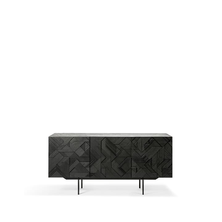 Comò Graphic  - Teak nero 3 porte - Ethnicraft