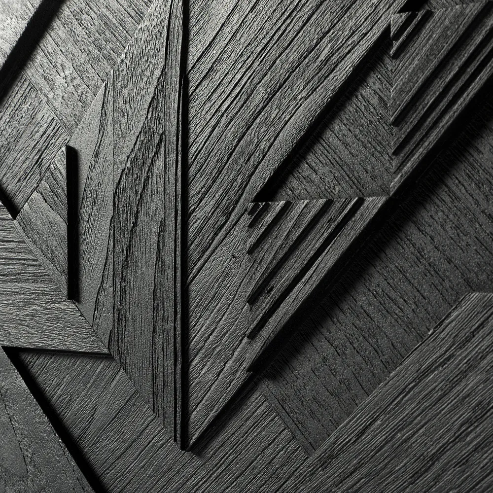 Comò Graphic , Teak nero 4 porte Ethnicraft