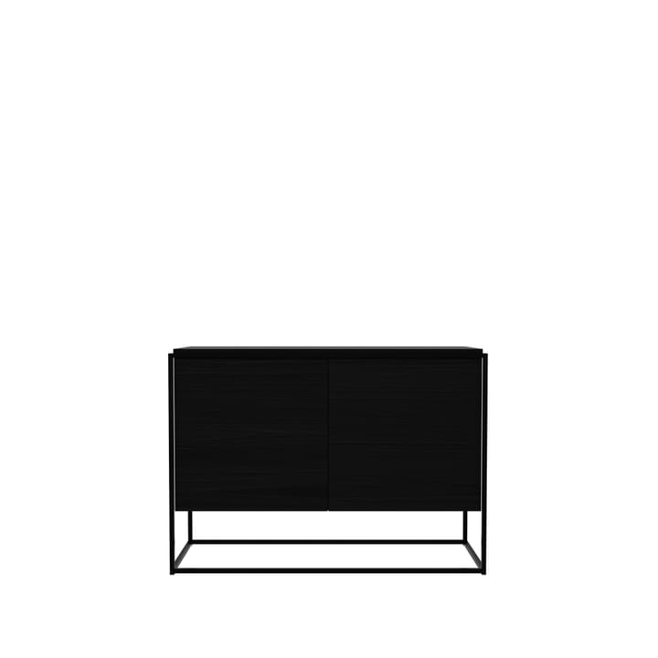 Comò Monolit  - Rovere nero 2 porte-Metallo - Ethnicraft
