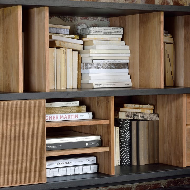 Comò Oscar, Teak 2 porte scorrevoli 3 cassetti Ethnicraft