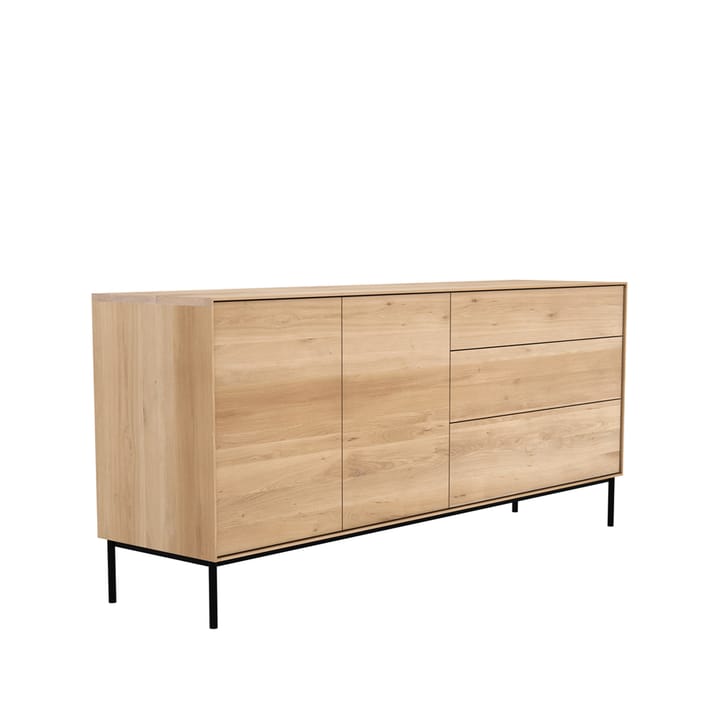 Comò Whitebird - Rovere-metallo 2 porte 3 cassetti - Ethnicraft