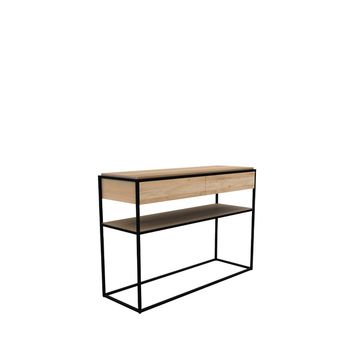 Consolle Monolit 122x40 cm - Rovere-nero - Ethnicraft