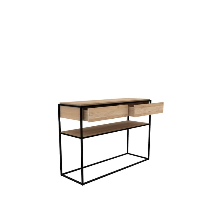 Consolle Monolit 122x40 cm, Rovere-nero Ethnicraft