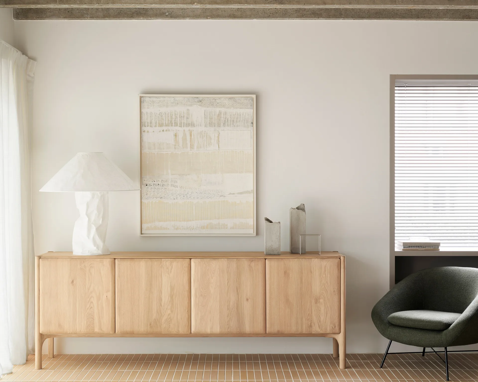 Credenza PI, Rovere, 4 porte Ethnicraft