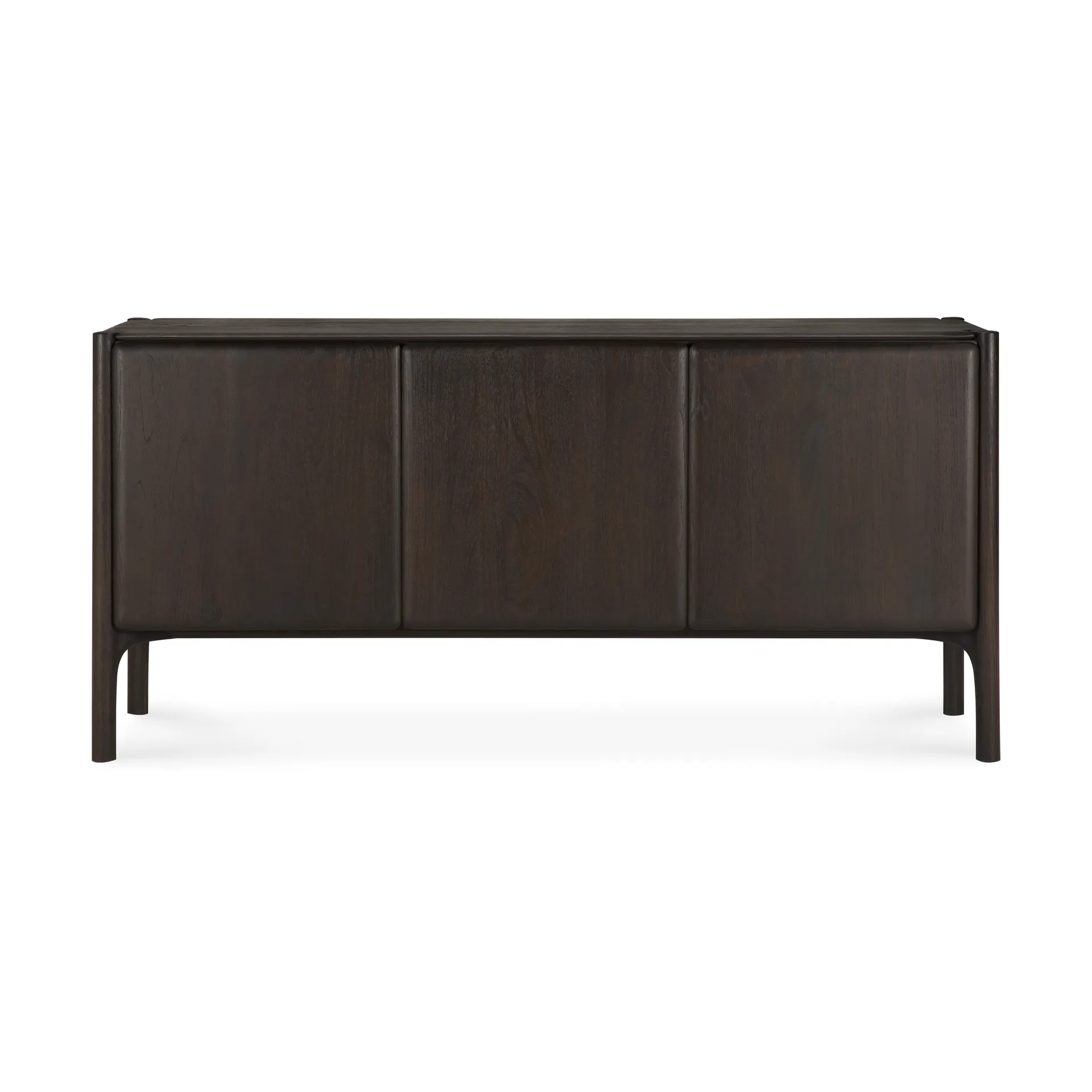Credenza PI, Teak marrone scuro, 3 ante Ethnicraft