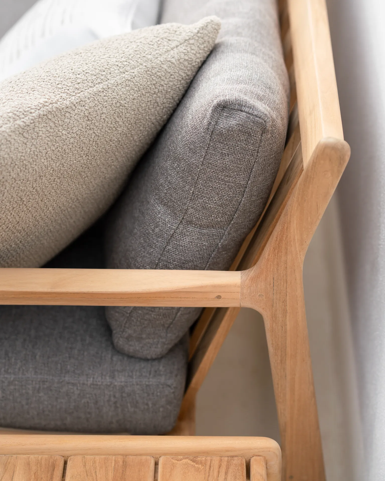 Cuscino Boucle outdoor 50x50 cm, Avena Ethnicraft