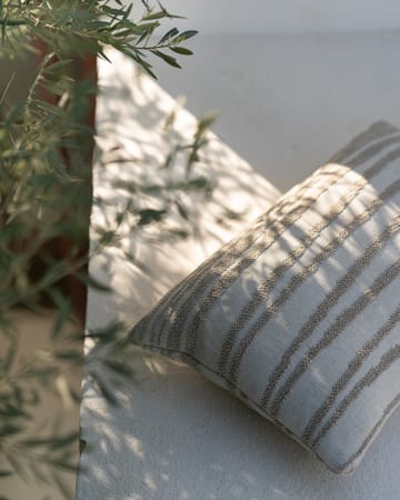Cuscino da esterno Stripes 40x60 cm - Lumbar (beige) - Ethnicraft