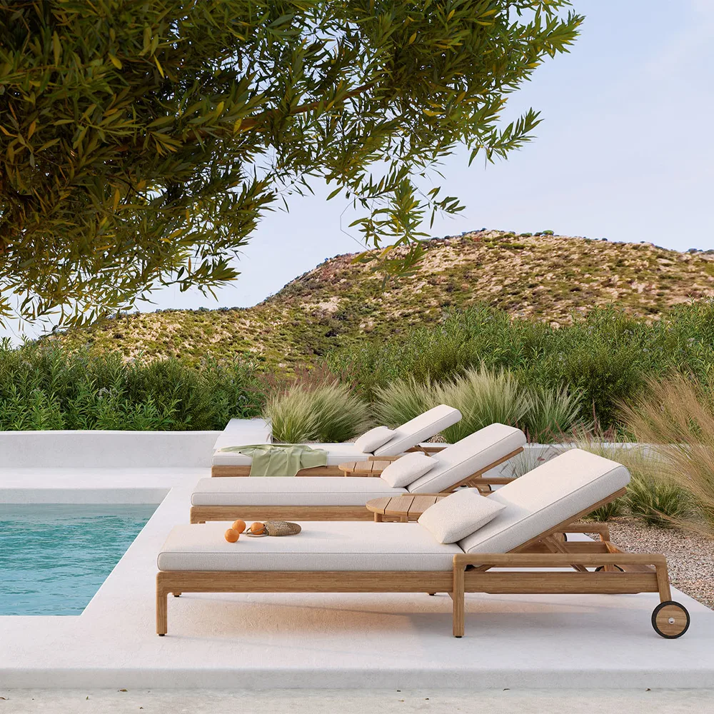 Cuscino Jack outdoor per lettino prendisole, Mocha Ethnicraft