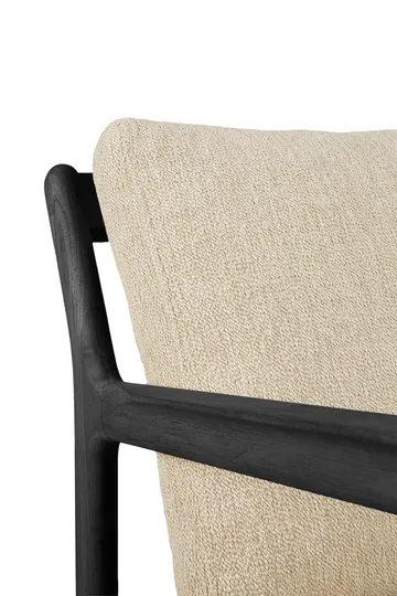 Divano da esterno Jack a 2 posti in teak tinto nero - Naturale - Ethnicraft