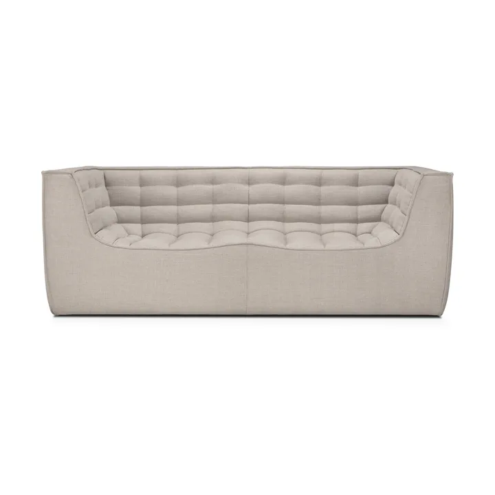 Divano N701 a 2 posti - Beige, con braccioli - Ethnicraft