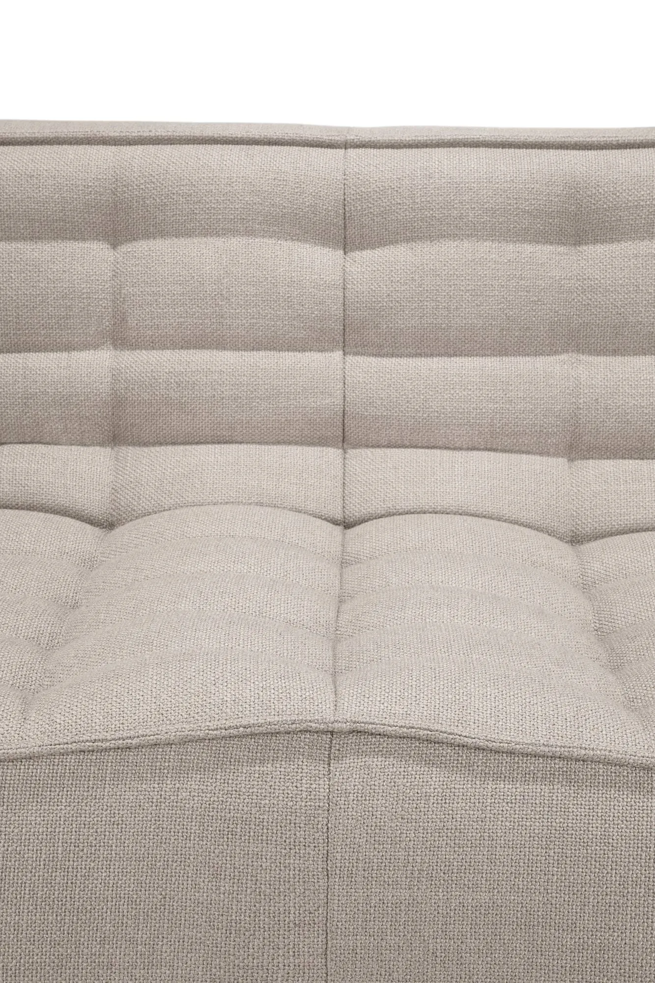 Divano N701 a 2 posti, Beige, con braccioli Ethnicraft