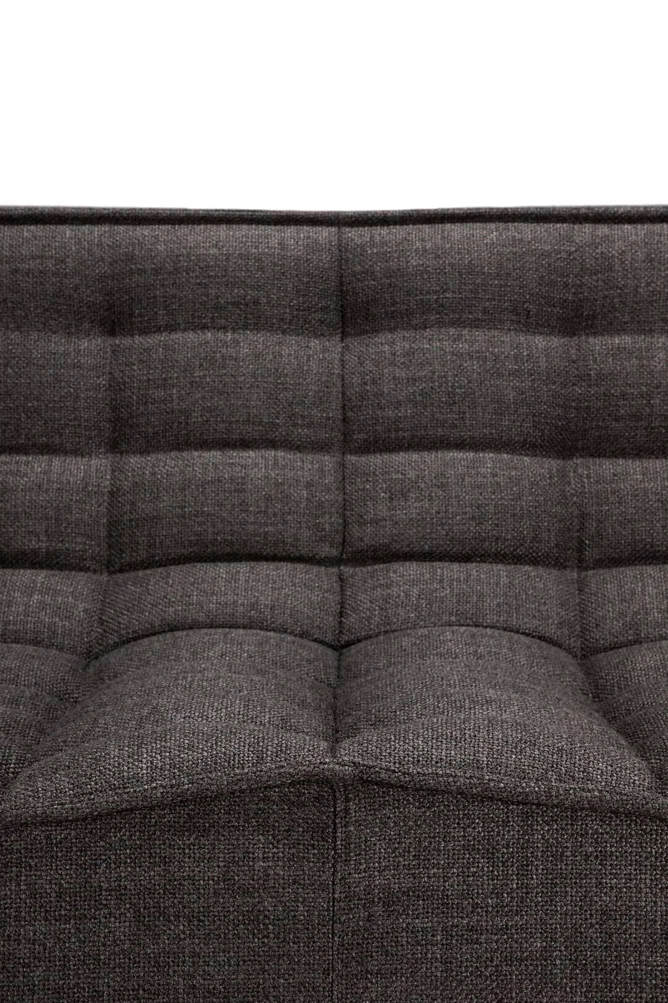 Divano N701 a 2 posti, Grigio scuro, con braccioli Ethnicraft