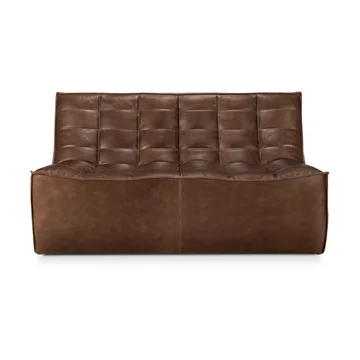 Divano N701 a 2 posti - Pelle Chestnut - Ethnicraft