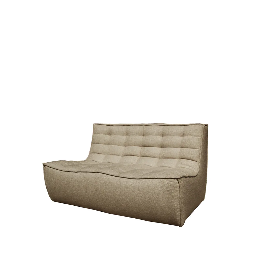 Divano N701 a 2 posti, Tessuto beige Ethnicraft